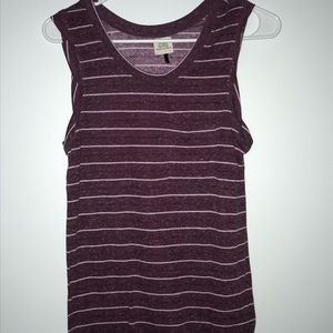 Burgundy Tank Top